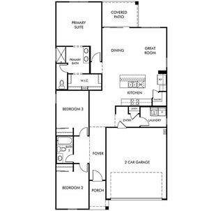 New construction  house 7588 E Cozy Cottage Ln, San Tan Valley, AZ 85143 plan Leslie - image