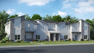 New construction Townhouse house 2705 Scrapbook St, Kissimmee, FL 34746 plan Beach Palm - image