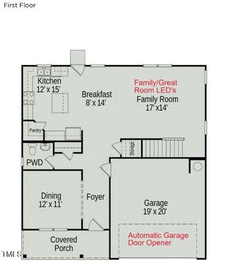 New construction Single-Family house 116 Bristow Ct, Four Oaks, NC 27524 The McGinnis B- photo