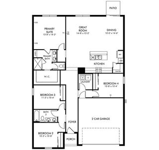 New construction Single-Family house 5138 Dusky Wing Ln, St. Cloud, FL 34772 plan Foxglove - image