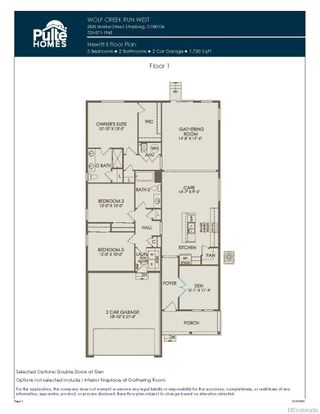 New construction Single-Family house 54820 E 27Th Ave, Strasburg, CO 80136 plan Hewitt II - image