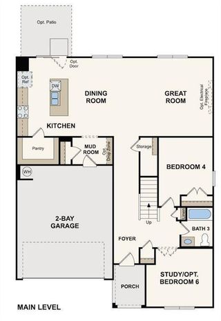 New construction house 321 Earnshaw Ave, McDonough, GA 30248 plan Harding - image