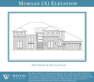 New construction Single-Family house 915 Tomichi Trl, Austin, TX 78738 The Morgan- photo