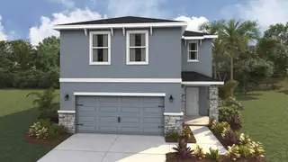 New construction Single-Family house 10713 Monarch Wood Gln, Parrish, FL 34219 plan Elston - image
