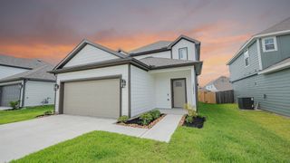 New construction house 14031 Mount Hunter Dr, Willis, TX 77318 plan The Redbud - image