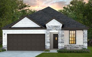 New construction Single-Family house 19126 Pink Grapefruit Street, Manvel, TX 77578 Haskell- photo