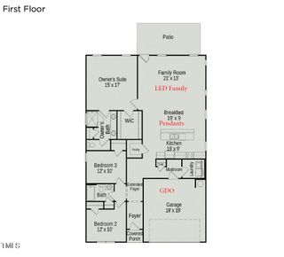 New construction Single-Family house 21 Liberty Grove Court, Smithfield, NC 27577 The Crawford- photo