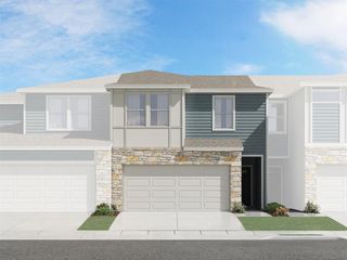 New construction Townhouse house 145 Texas Agate Dr, Unit 5, Kyle, TX 78640 The Zilker (174)- photo