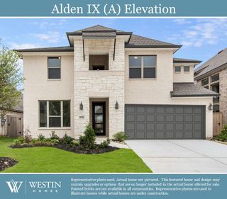 New construction Single-Family house 5818 Silver Perch Lane, Manvel, TX 77578 The Alden IX- photo