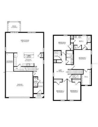 New construction Single-Family house 17916 Acorn Drop Rd, Land O' Lakes, FL 34638 plan Elston II - image