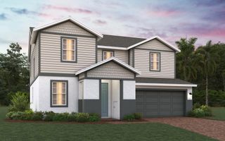 New construction  house 6829 Serpent Hawk Ln, Howey-in-the-Hills, FL 34737 plan Lopez - image