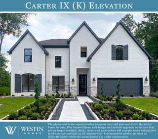 New construction Single-Family house 8918 Acropolis Ln, Manvel, TX 77578 plan The Carter IX - image