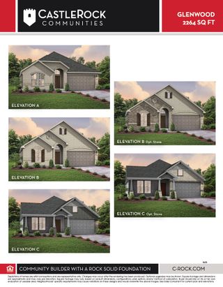 New construction Single-Family house 155 Hazel Wy, Mico, TX 78056 plan Glenwood - image