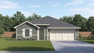 New construction house 12124 Silverton Tree Bnd, Mustang Ridge, TX 78610 plan The Lakeway - image