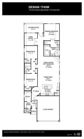 New construction Single-Family house 9317 Winding Creek Drive, Oak Point, TX 75068 Design 1743W- photo