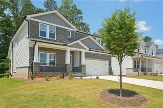 New construction house 231 Martin Spring Rd, Lawrenceville, GA 30045 plan Sherwood Basement - image