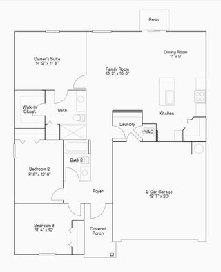New construction  house 1374 Inkberry Cir, Deland, FL 32720 plan Aura - image