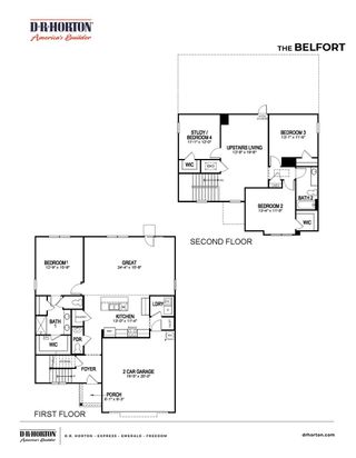 New construction house 8148 Jude Dr, White House, TN 37188 plan Belfort - image