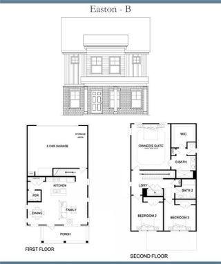 New construction Townhouse house 389 South Point Boulevard, Mcdonough, GA 30253 Easton- photo