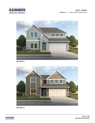 New construction  house 737 Sweet Pea Dr, Pilot Point, TX 76258 plan Oleo - image