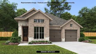 New construction Single-Family house 591 Kimble Creek Loop, Kyle, TX 78640 Design 1981H- photo