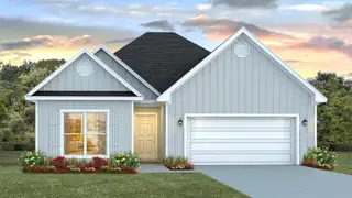 New construction Single-Family house 1096 Backwater Rd, Port Saint Joe, FL 32456 plan Kennedy-Dining 4Hardie Bb Frnt - image