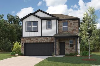New construction Single-Family house 15416 Lonehollow Lk, San Antonio, TX 78253 plan Hawthorn - 1802 - image