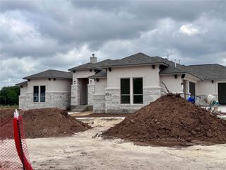 New construction Single-Family house 129 Rancho Deluxe, Liberty Hill, TX 78642 Santa Monica- photo