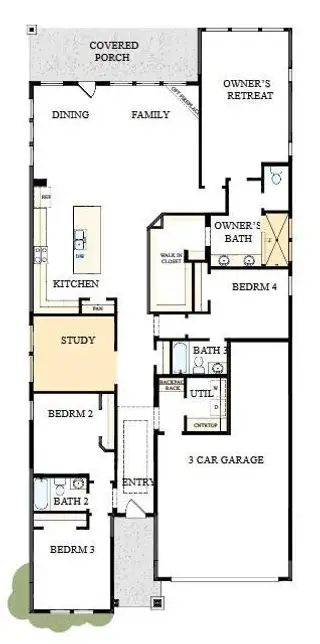 New construction Single-Family house 12327 Sweet Gum Dr, Mont Belvieu, TX 77523 plan The Edgehill - image