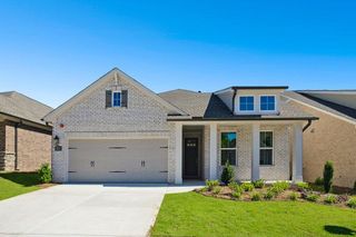 New construction Single-Family house 711 Rising Moon Drive, Woodstock, GA 30188 The Palomino II- photo