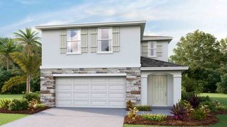 New construction Single-Family house 8493 Wheat Stone Dr, Zephyrhills, FL 33540 plan Elston II - image