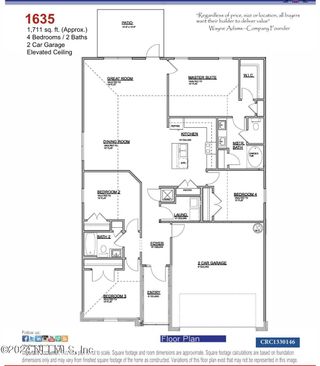 New construction Single-Family house 3182 Forest View Lane, Green Cove Springs, FL 32043 1635- photo