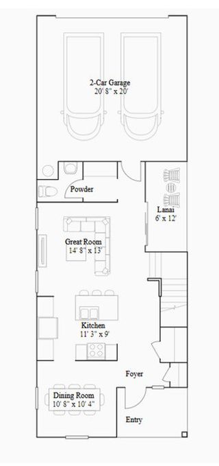 New construction house 7245 Sienna Oak Aly, Orlando, FL 32829 plan Brookside - image