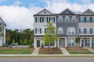 New construction Townhouse house 6 Nickel Dr, Newnan, GA 30265 Eaves- photo