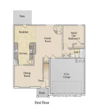 New construction Single-Family house 161 Baylor Bend-, Hinesville, GA 31313 plan The Catherine - image