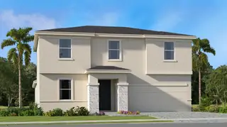 New construction  house 2114 Majorelle Dr Nw, Palm Bay, FL 32907 plan Raleigh - image