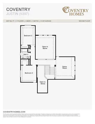 New construction  house 32502 Sweetgum Hollow Court Spg, Conroe, TX 77385 plan Justin - image