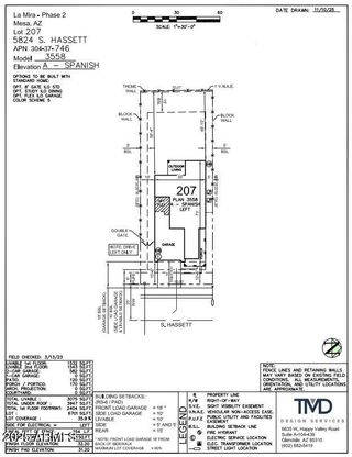 New construction house 5824 S Hassett, Mesa, AZ 85212 plan Wedgewood - image