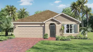 New construction Single-Family house 1513 Garabaldi Cir Se, Palm Bay, FL 32909 plan Aria - image