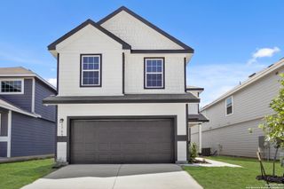 New construction Single-Family house 13632 Helton Pass, St. Hedwig, TX 78152 plan The Lowry - image