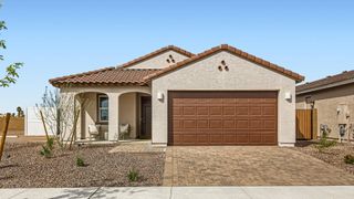 New construction Single-Family house 15594 W Williams St, Goodyear, AZ 85338 Bisbee Plan 3565- photo