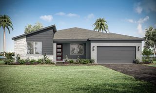 New construction  house 9587 Sw Indra Wy, Port St. Lucie, FL 34987 plan Citron - image