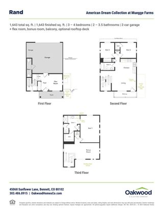New construction Single-Family house 3428 Baltin Rd, Johnstown, CO 80534 plan Rand - image