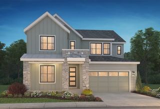New construction Single-Family house 11158 Encantado Trl, Lone Tree, CO 80134 plan 4065 Marlow Elevation A - High Slope Contemporary - image