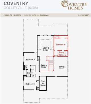 New construction Single-Family house 613 Coal Creek Ln, League City, TX 77573 plan Colleyville - image