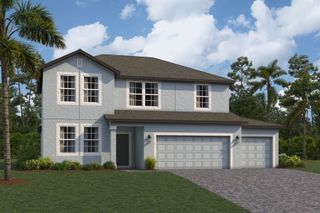 New construction Single-Family house 2385 Clary Sage Dr, Spring Hill, FL 34609 Santa Monica- photo
