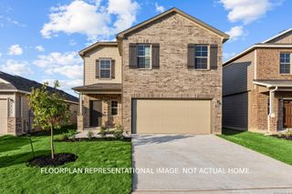 New construction Single-Family house 6819 Calle Henar, San Antonio, TX 78253 plan Larkspur - 30' Smart Series - image