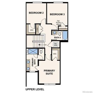 New construction Townhouse house 441 Interlocken Blvd, Unit 104, Broomfield, CO 80021 plan Hampton - image