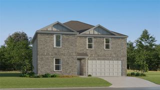New construction house 204 Dragonfly Park, Hutto, TX 78634 plan Mantle - image