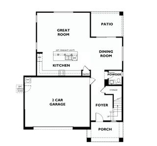 New construction Single-Family house 19148 S 212Th Pl, Queen Creek, AZ 85142 Plan 3523 Elevation B- photo